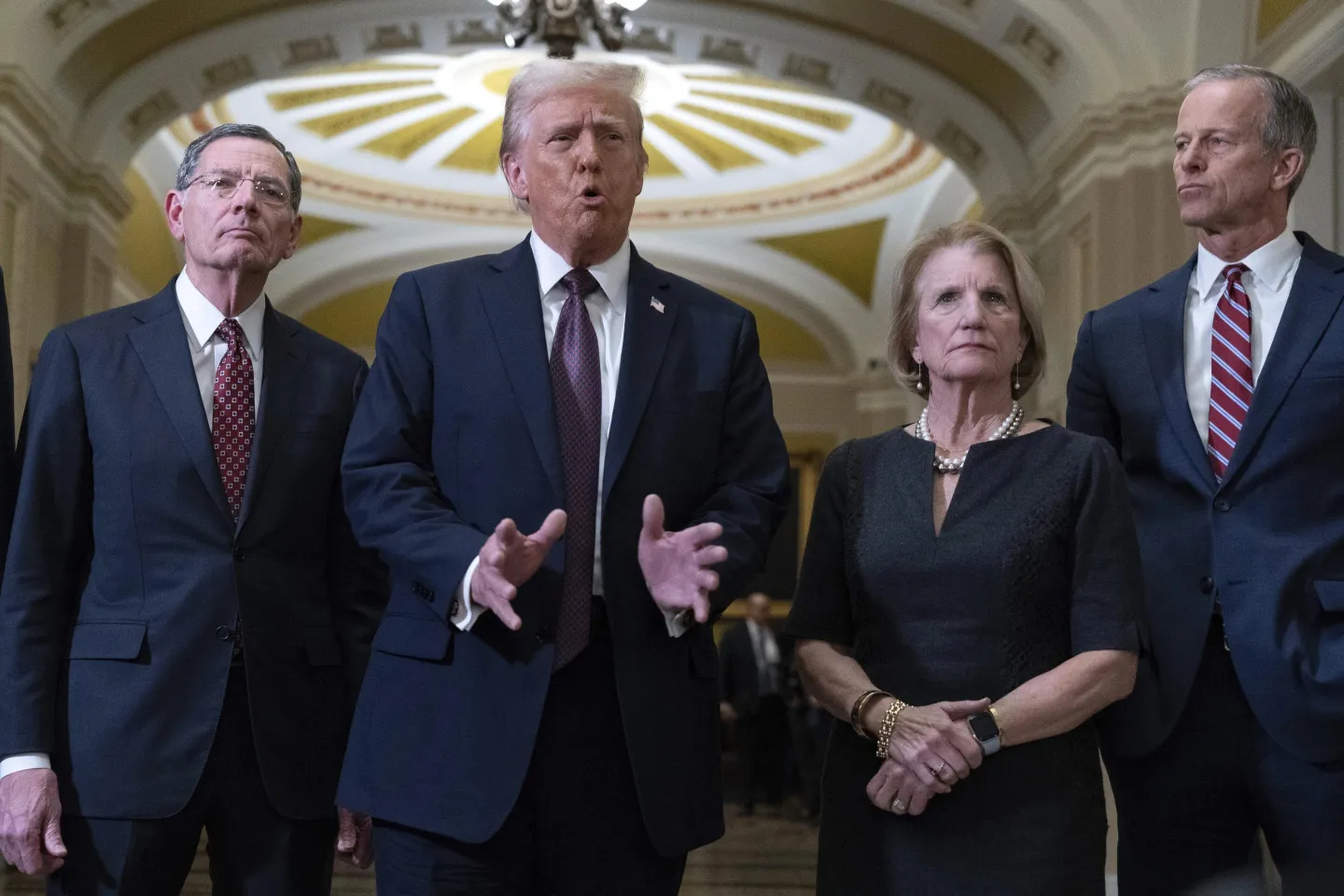 Trump gives GOP senators no set strategy as they struggle to turn his priorities into law: ‘One bill, two bills, doesn’t matter’