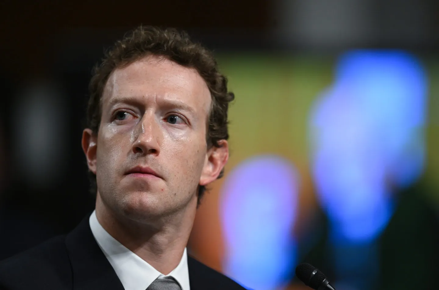 Meta CEO Mark Zuckerberg during a Senate Judiciary Committee hearing on Wednesday January 31, 2024 in Washington, D.C. (Photo: Matt McClain/The Washington Post/Getty Images)