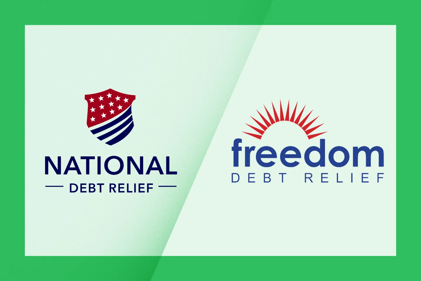 The National Debt Relief and Freedom Debt Relief logo.