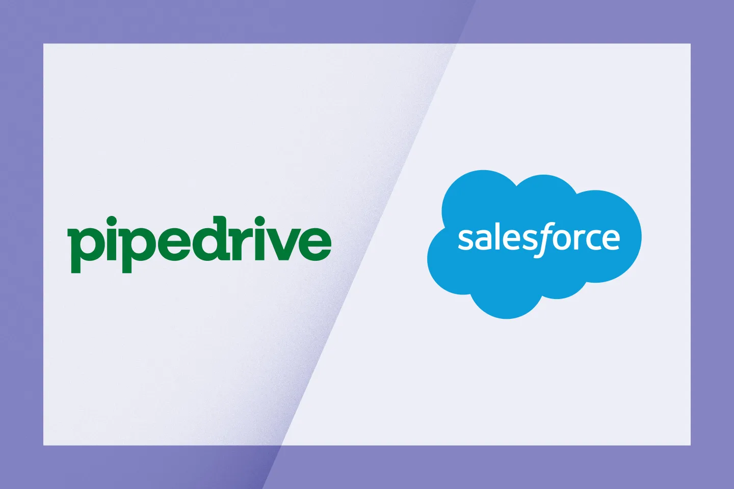 The Pipedrive logo and the Salesforce logo.