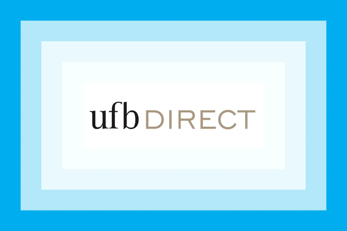 Photo illustration of the UFB Direct Bank logo.